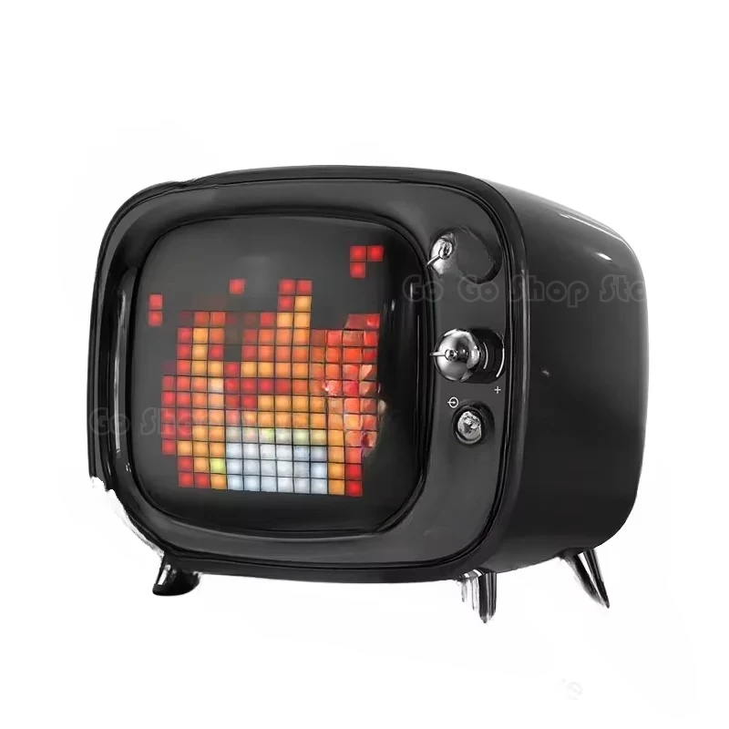 Divoom Tivoo Dot Tone Bluetooth Speaker Pixel Retro Small TV Personality