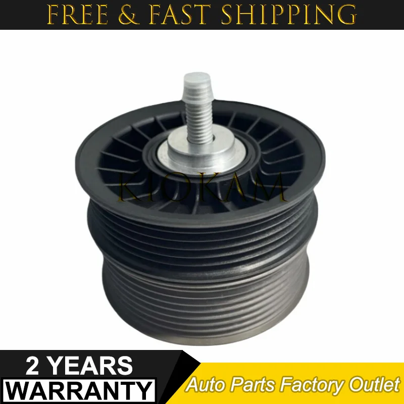 Supercharger Double Pulley Drive Belt Idler Pulley Set 1132020419A  For M113K CLS55 SL55 S55 G55 AMG 2003-2008 1132020419
