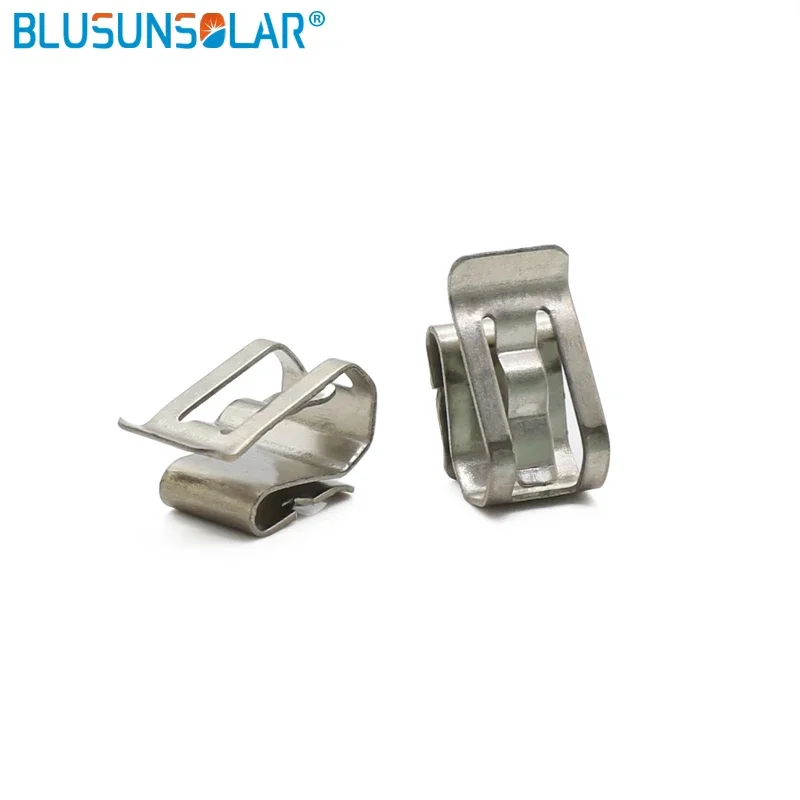 10 PCS/Lot S304  Stainless Steel PV Cable Clips/Clamp For 2/4/6mm2 Solar Cable Wire Installation In Photovoltaic System