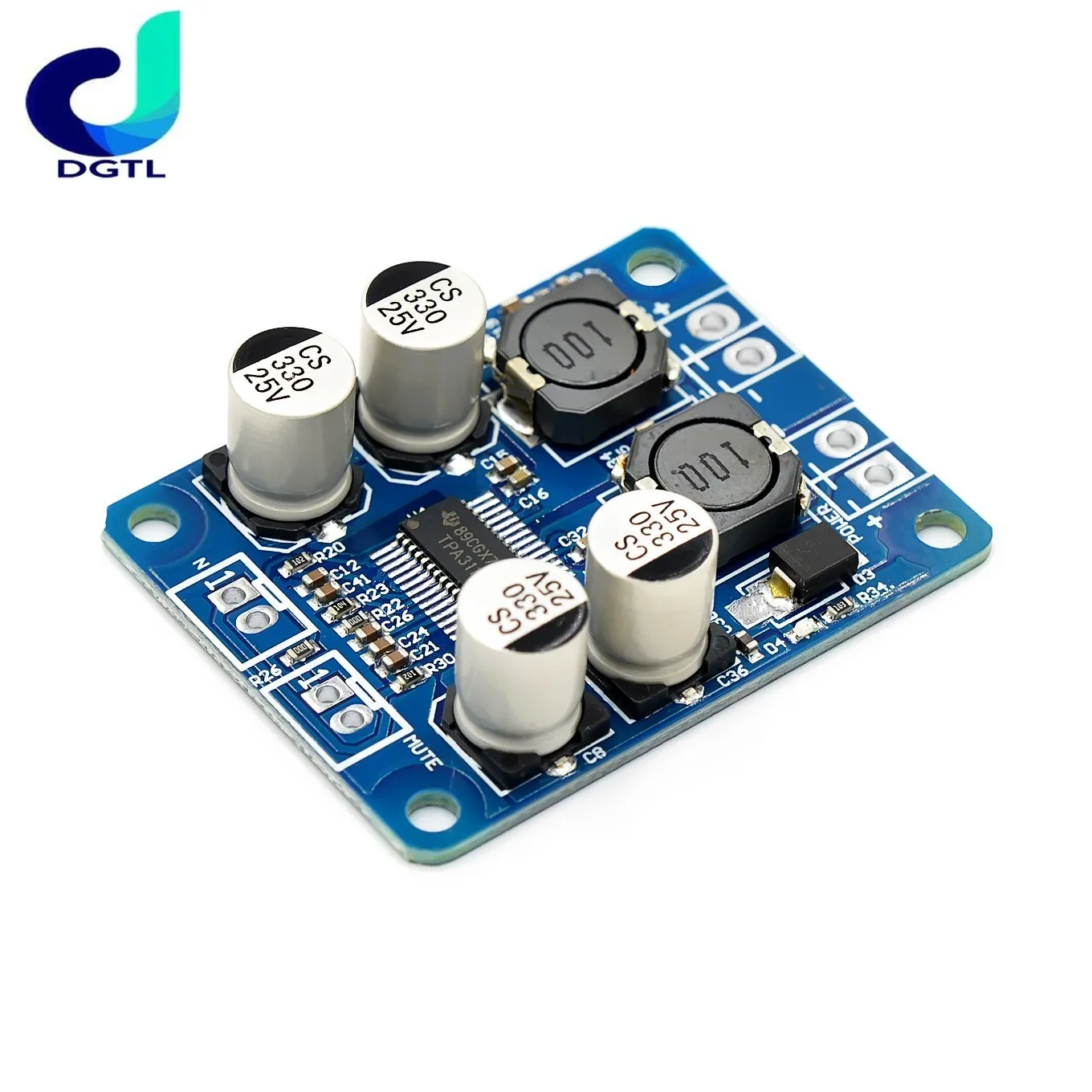 TPA3118 PBTL mono digital amplifier board 10W 30W 60W 12V 24V POWER AMP