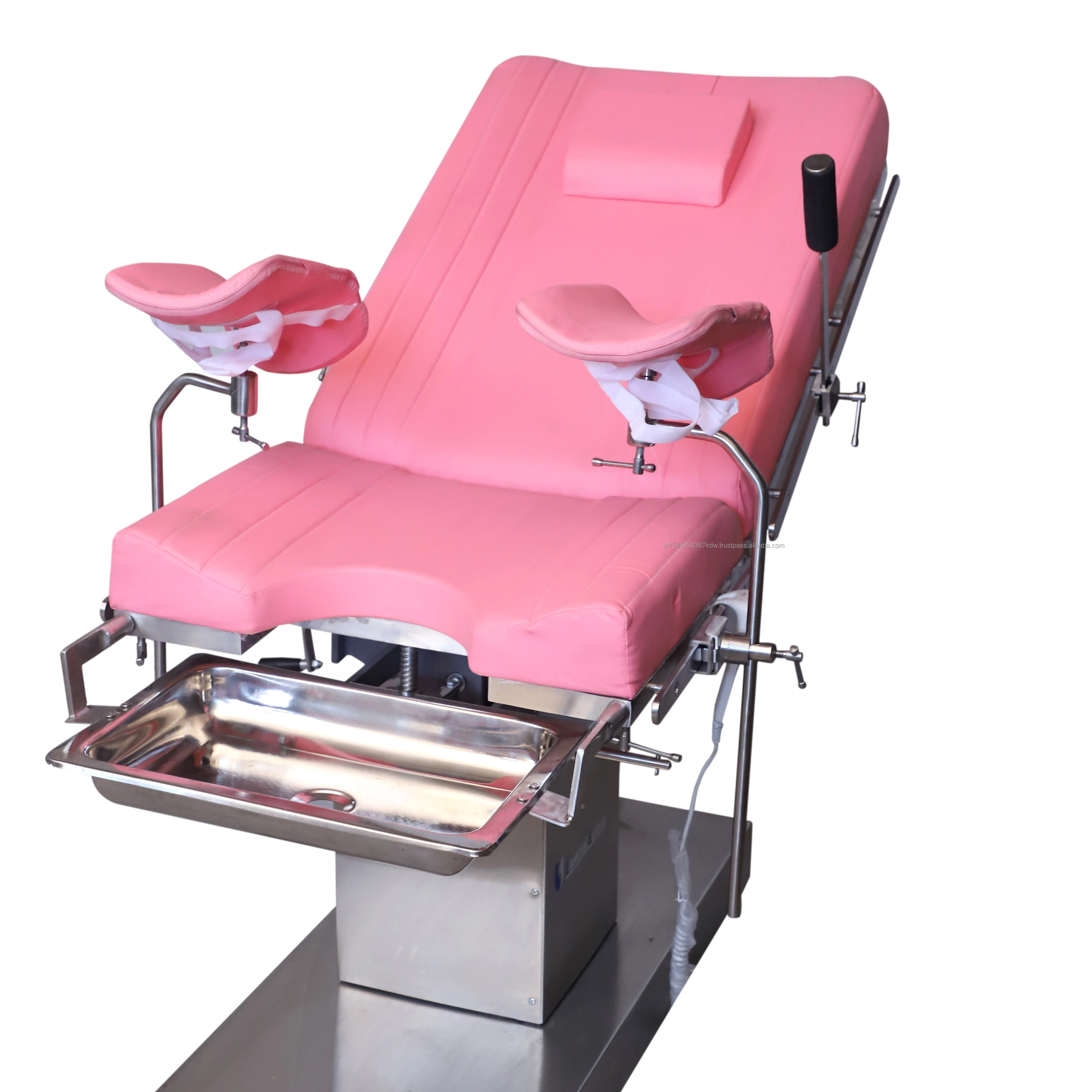 Stainless Steel Gynecological Examination Chair in Hospital Obstetric OT Table High quality low price heavy mattress