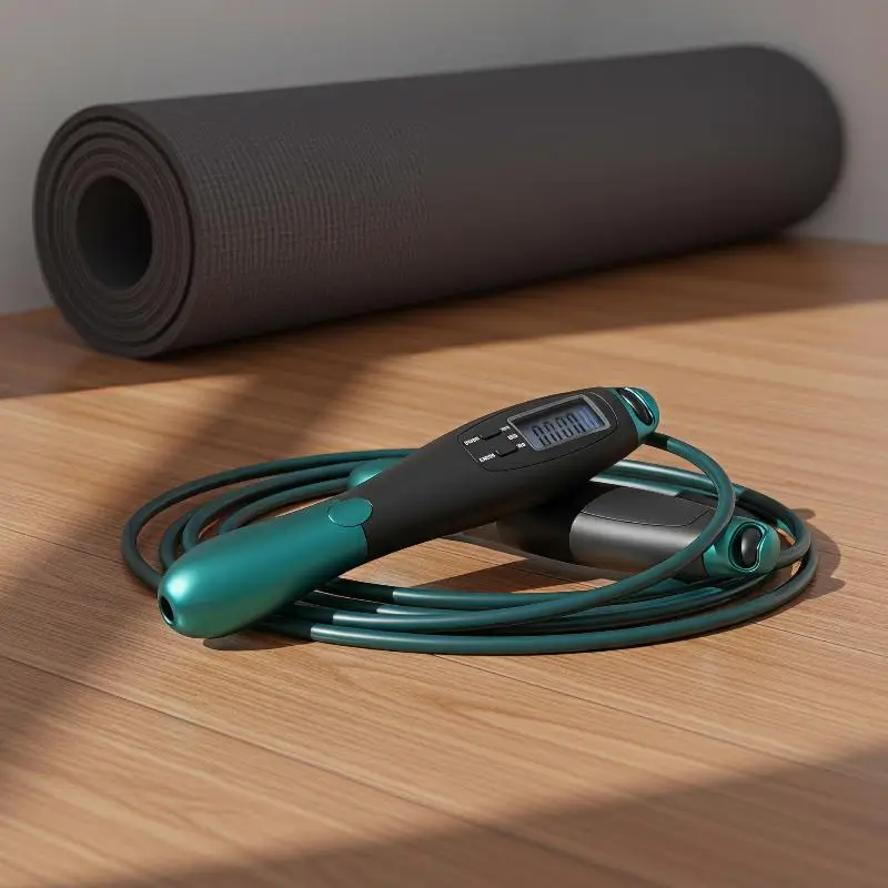 Adjustable Counting Steel Jump Rope High-Speed Rotation for Adult Student Gym Home Fitness Workout Training