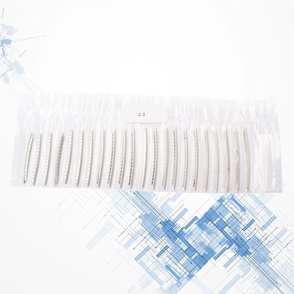 

22pcs 2.2Mm Wide 22 Fret Cupronickel Alloy Guitar Fret Wire Manganese Enhanced High Strength Corrosion Resistant Bass