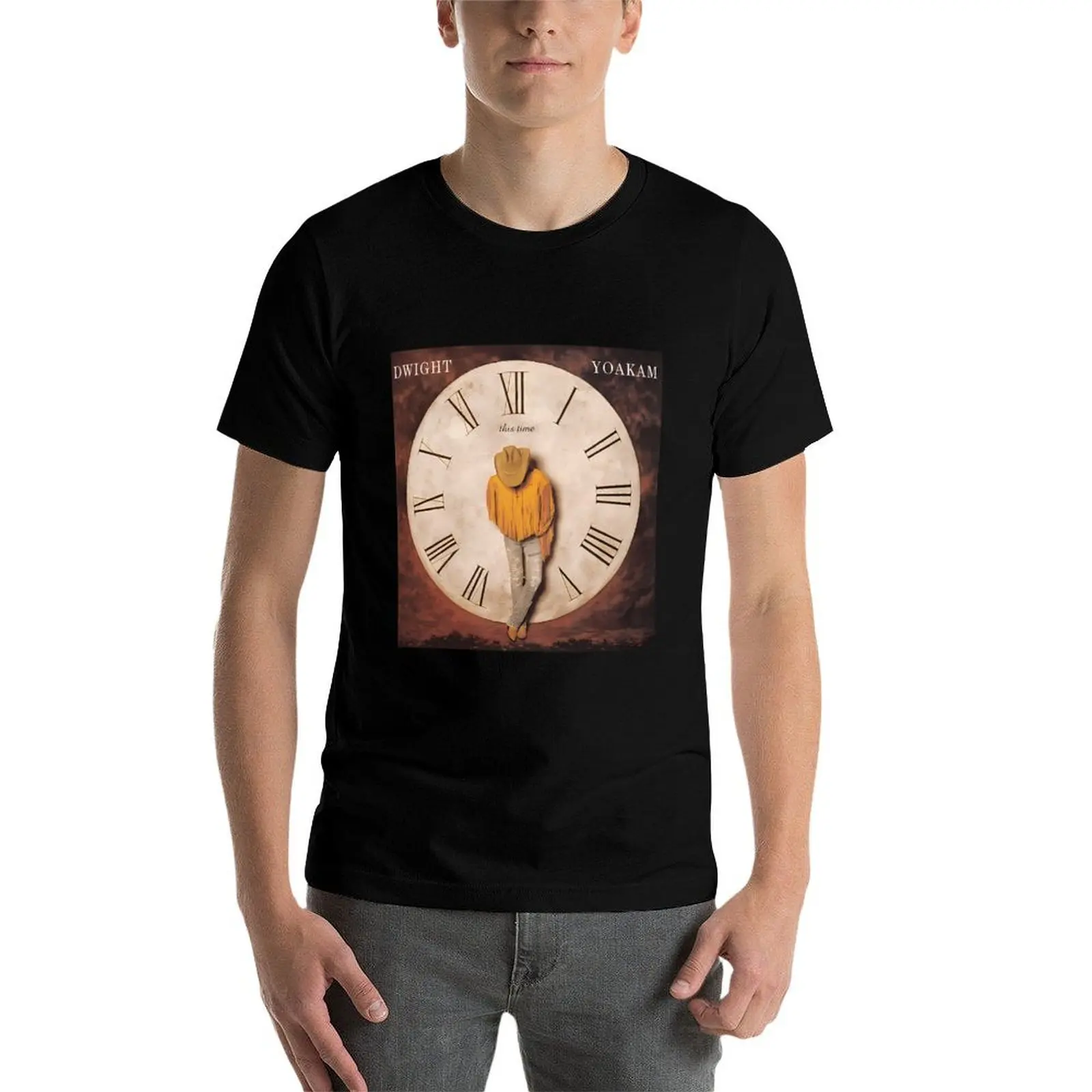 Dwight Yoakam this time T-Shirt summer top boys animal print oversized black t shirts for men image 4