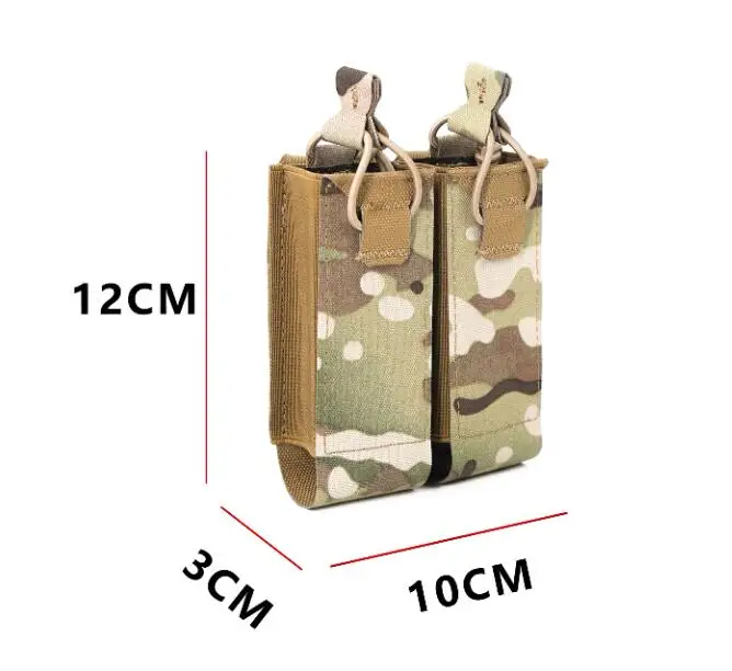 MCAP Snowfield Camouflage Outdoor Sports MOLLE MPX UMP P90 Suitable Dual 45 Multi-purpose Magazine Bag