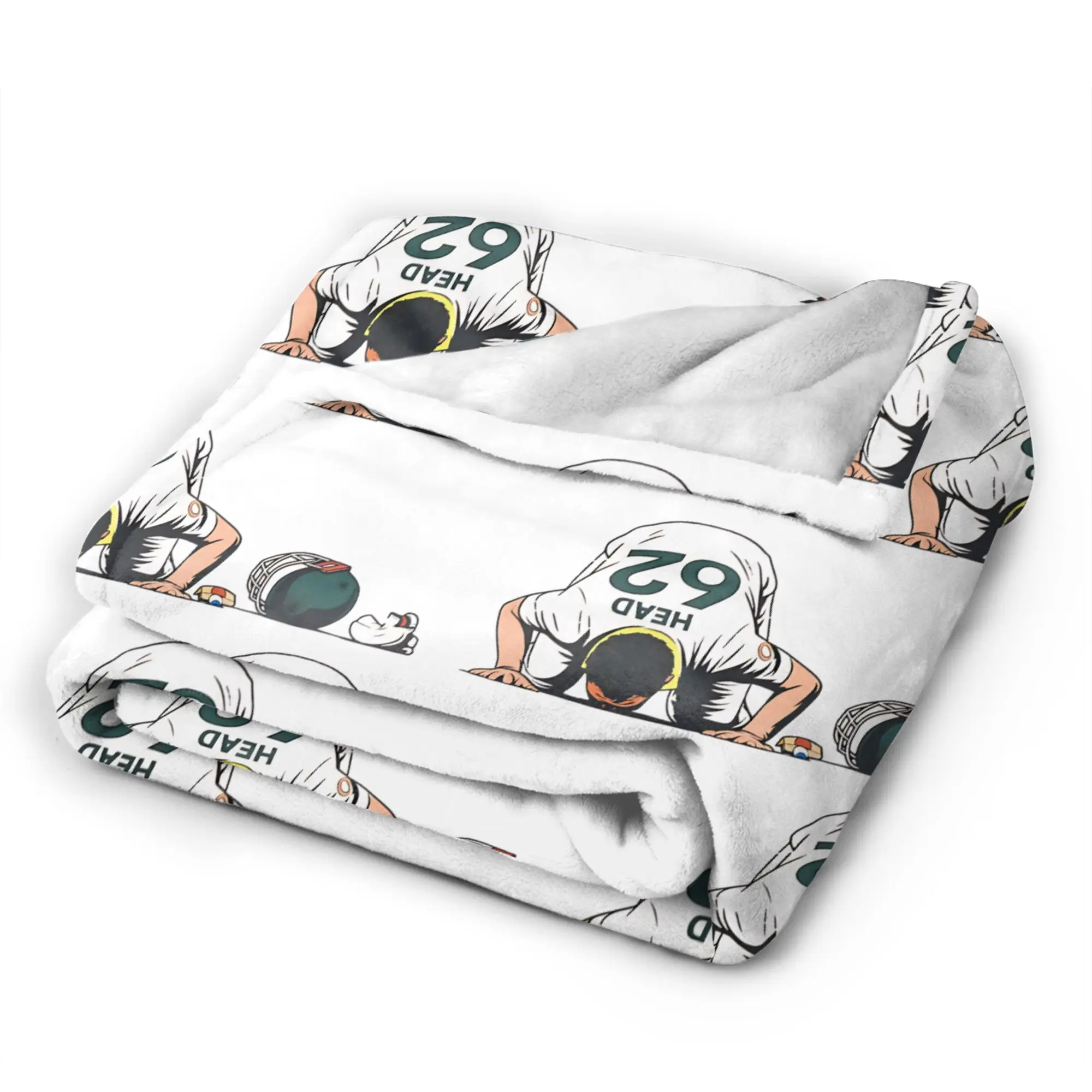 Koc z flaneli z motywem krykieta Australii, ciepły pled do samochodu, na sofę, łóżko, narzuta