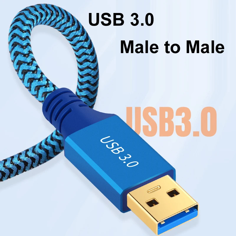 USB 3.0 to USB 3.0 USB A Male Extension Left/RIGHT/Straight Cable Extender Cord Fast Data Transmission For Hard Drive Radiator T