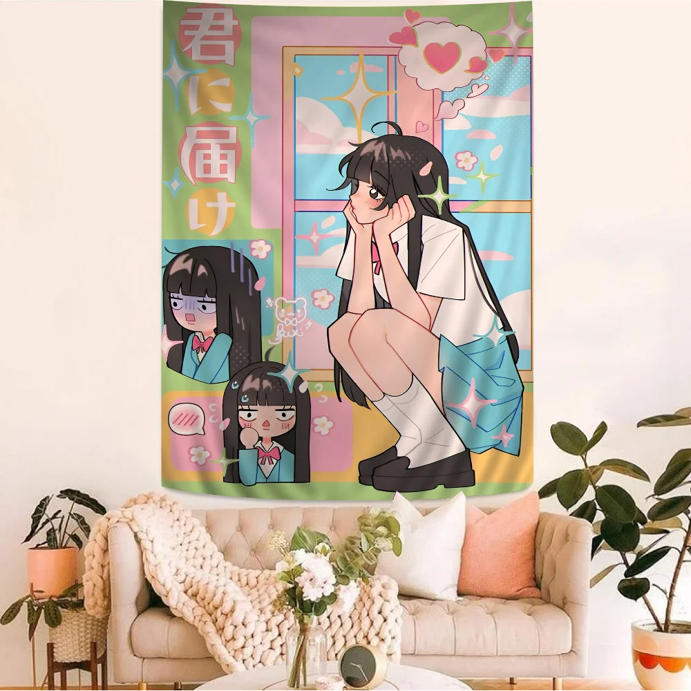 

Kimi Ni Todoke Cartoon Tapestry Wall Hanging Decoration Household Home Decor