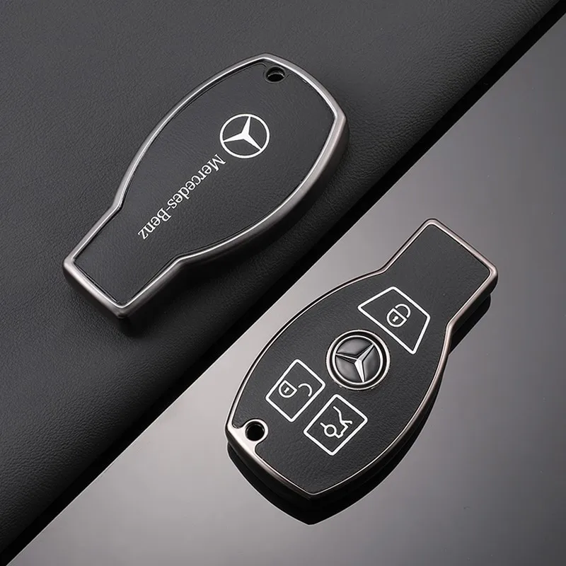 حافظة مفاتيح السيارة من البولي يوريثان غطاء حماية شل فوب لمرسيدس بنز A B C E R Class AMG W204 W205 W212 W463 W176 GLS GLA GLK GLC CLS CLA #1