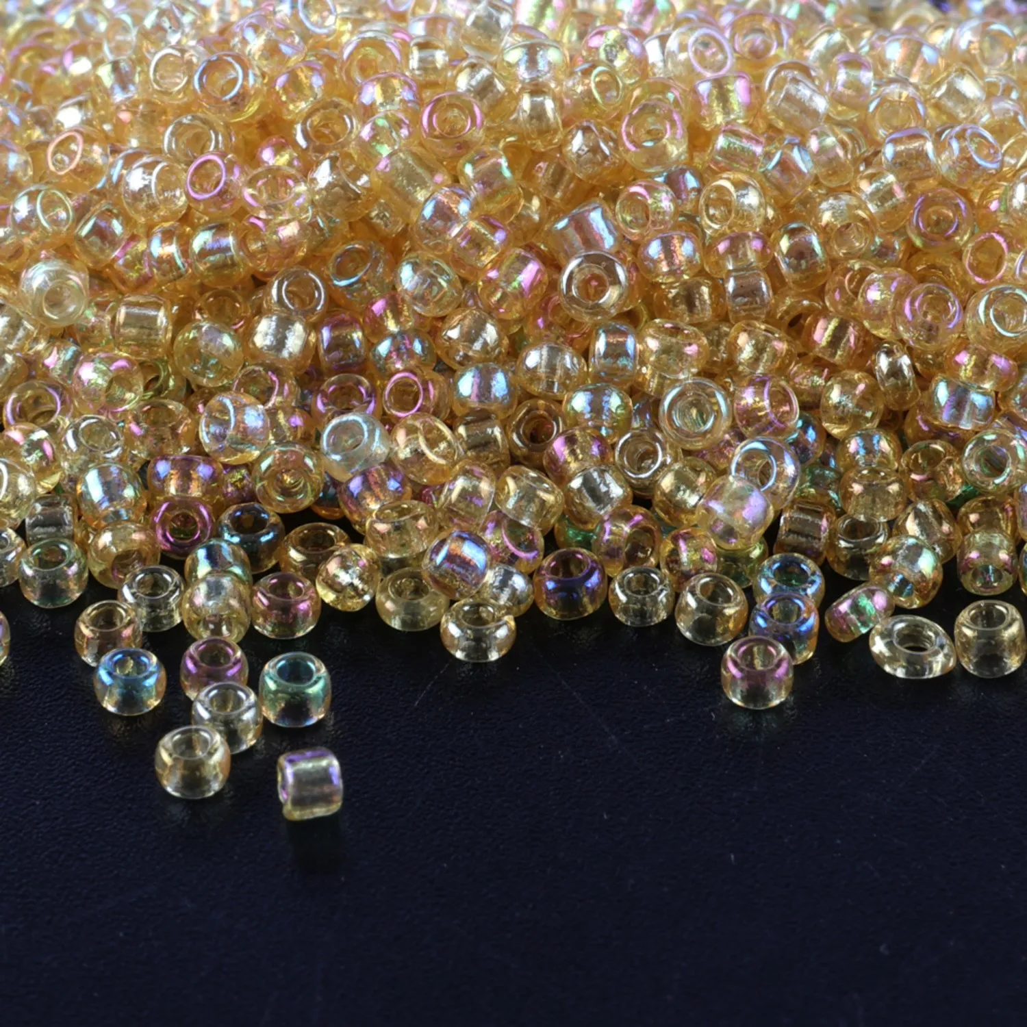 Domestic CJ 11/0 Transparent Color High-Quality Seed Bead Accessories 10g/Tube Suitable for All Kinds of DIY Crafts, Etc.
