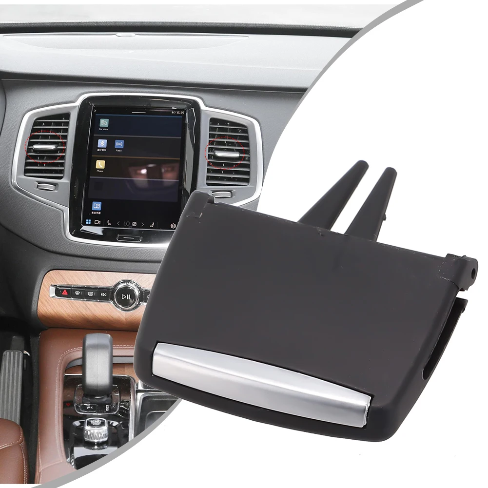 

Air Vent Outlet Tab Easy Installation Air Conditioning Outlet Adjustment Buckle for Volvo XC90 2019 2023 Black
