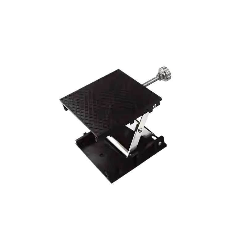 Semi-Plastic Scissor Lift Table for Laser Level, Adjustable Height Lab Jack, Portable Lifting Stand for Leveling Tool
