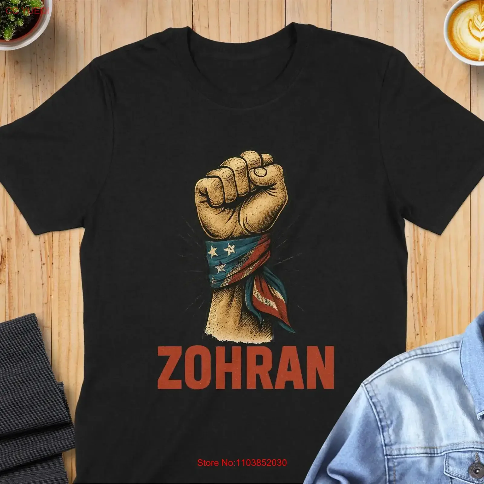 T-shirt Zohran Mamdani, maire de New York, vêtement politique progressiste socialiste, style vintage délavé, légèrement streetwear, décontracté pour homme