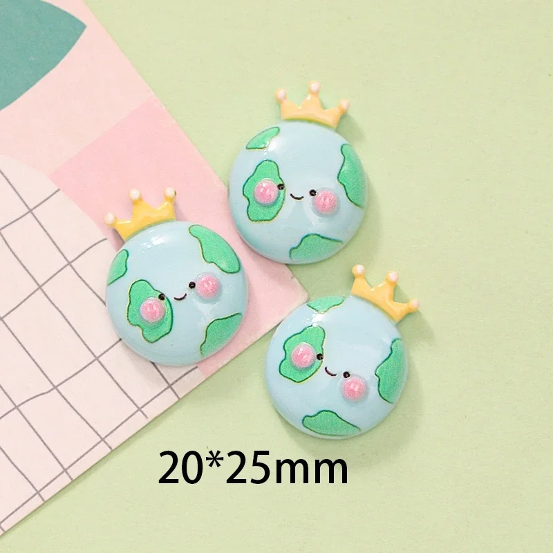 Resin 3D cartoon bright clouds sun 10pcs Scrapbook Crafts DIY Accessory Decor Figurines