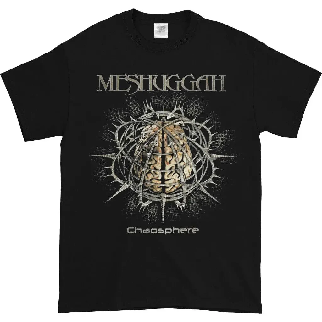 MESHUGGAH CHAOSPHERE REDUX NEW BLACK T-SHIRT