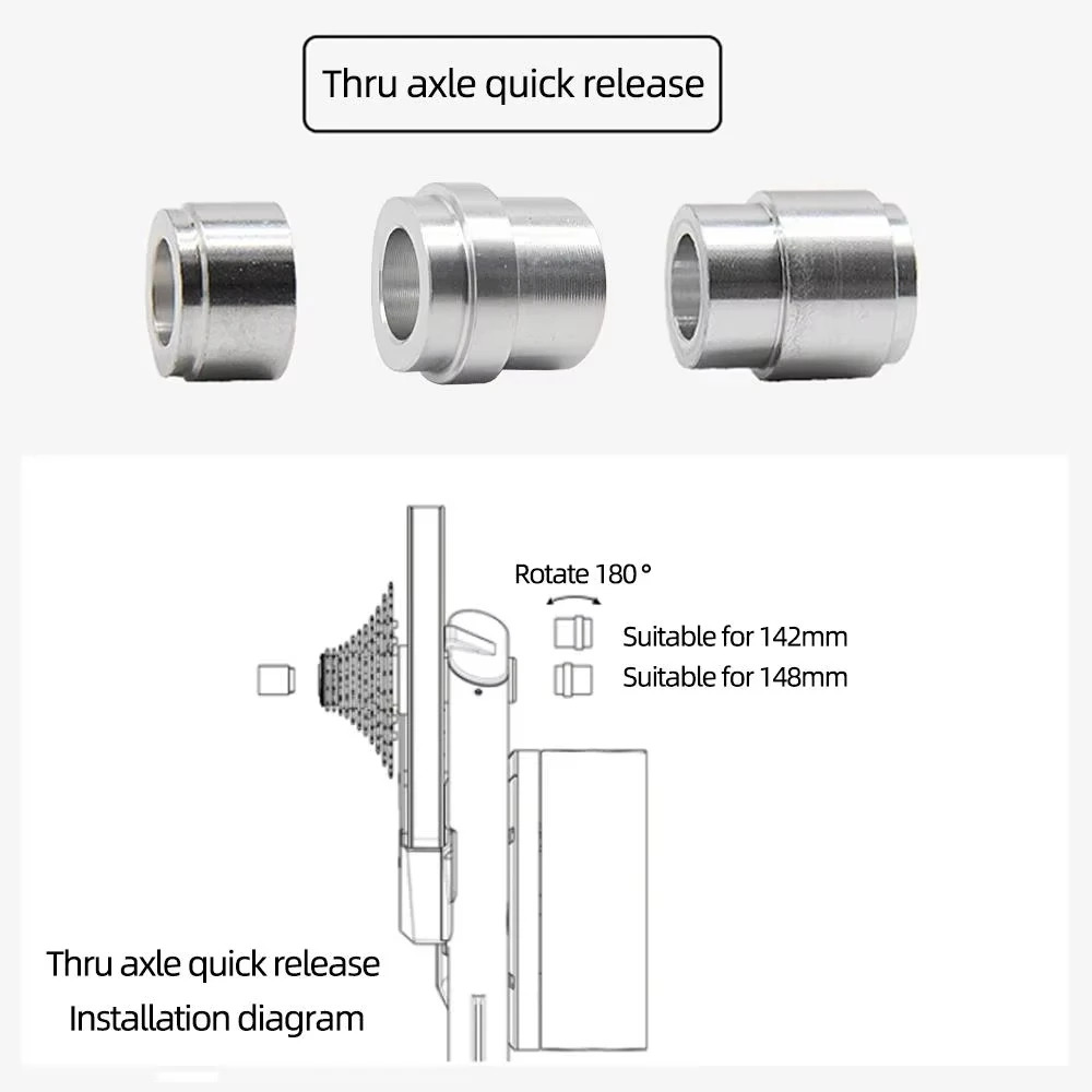Thinkrider Power Bike Trainer Converter Thru Axle 142/148 Bearing Accessories Quick Release X7 Release Convert 130/135