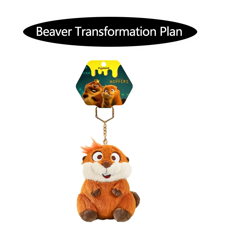 

Оригинальный плюшевый брелок-подвеска Disney Beaver Transformation Plan Mabel, милая мультяшная кукла, украшение для сумки, декоративная игрушка, подарок