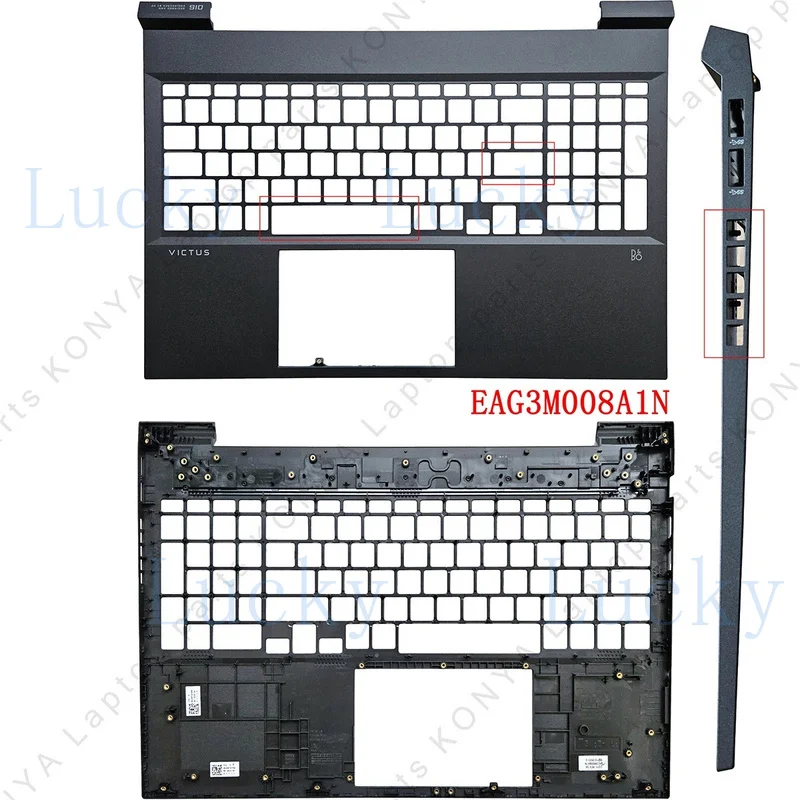 Z+  New For HP Victus 7 8 16-D 16-E TPN-Q263 Q264 Series Laptop Palmrest Upper Cover