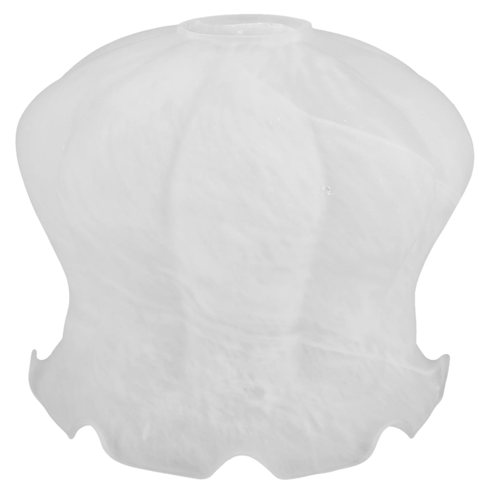 

Glass Lamp Shade for Ceiling Lamp E27 Base Frosty Finish Hanging Light Shade Replacement Decorative Chandelier Cover