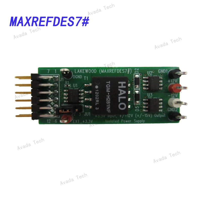 Avada Tech MAXREFDES7# Reference design board 3.3V input ± 12V (± 15V) output isolated power supply