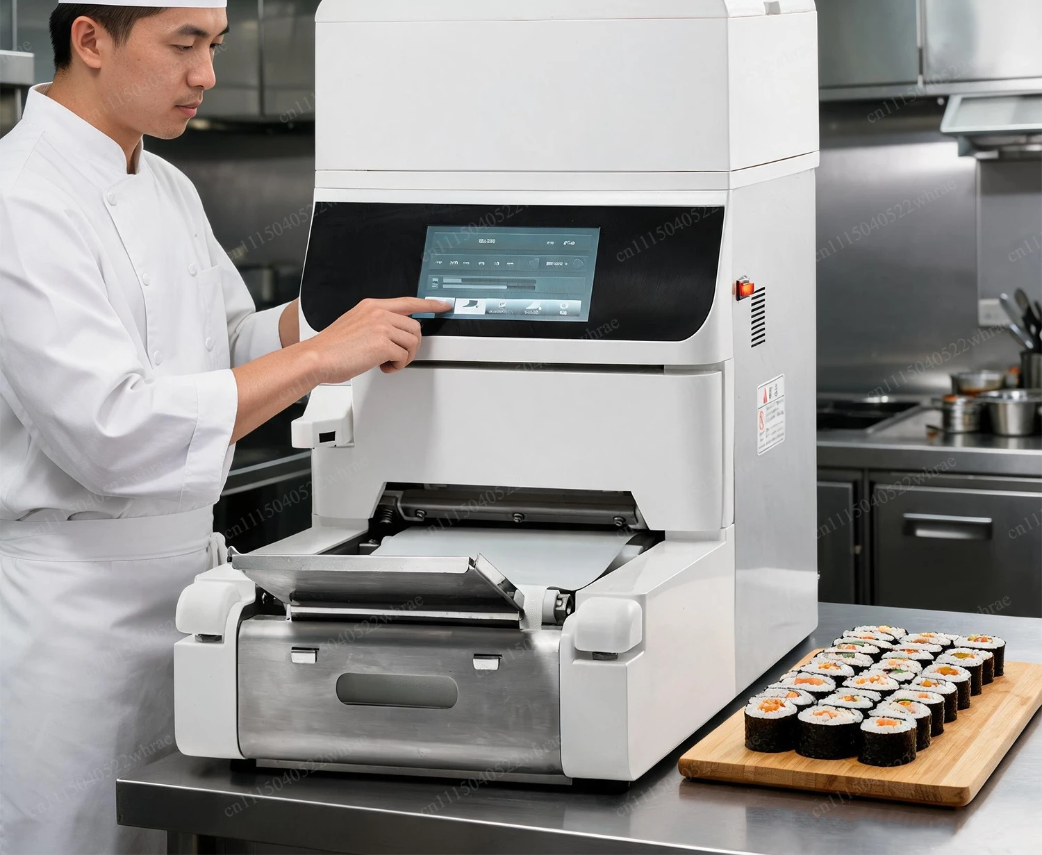 Fully automatic sushi round rolling machine,hot-selling new model in 2026,professional sushi artifact, full-braked sushi machine