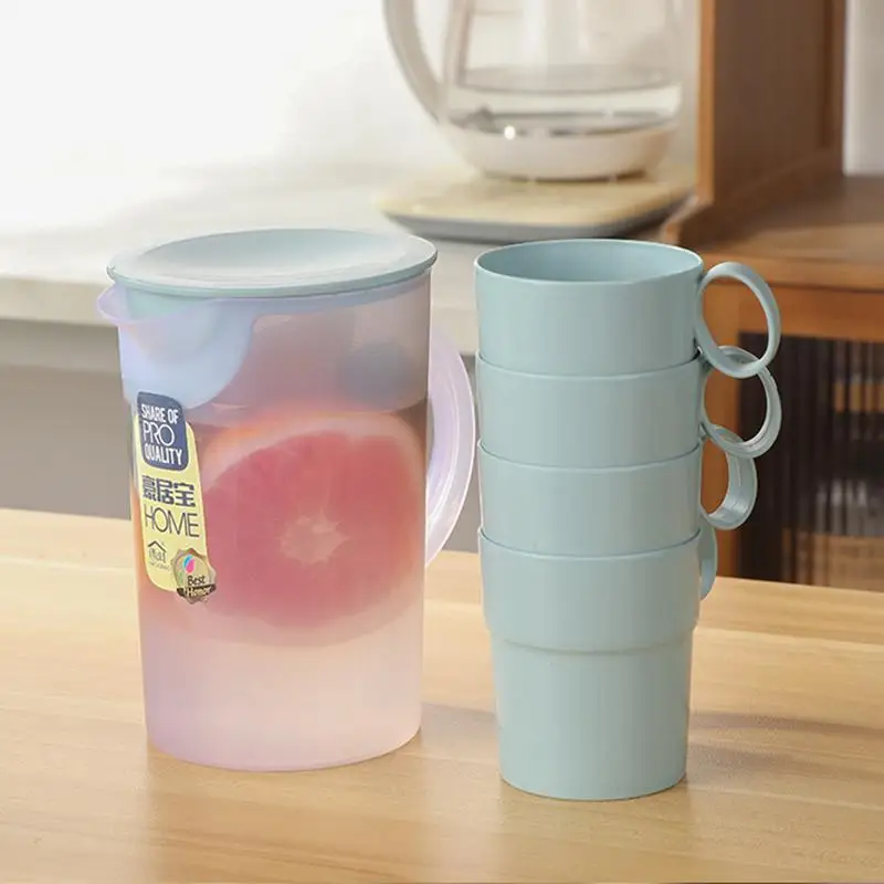 Cold Water Kettle Juice Pitcher With Lids For Fridge Large Water Pitcher Juice Pitcher With Lids Fridge Door Water Pitcher Saves