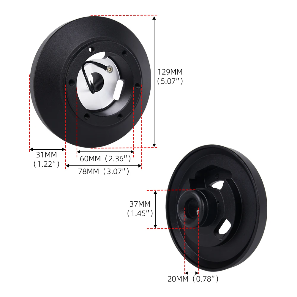 RASTP-F56H عجلة القيادة 6 حفرة قصيرة مهايئ توزيع بوس عدة لميني كوبر 2013 لسيارات BMW F30 2011 لتويوتا سوبرا 2019 QR071 #4