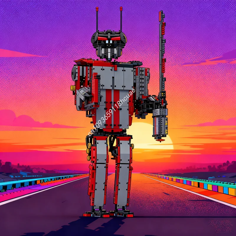 

4056pcs MOC Big Technical Mech Warrior Set Rough Model Building Toys Blocks Christmas Gifts Assemble DIY Idea Education Birthday