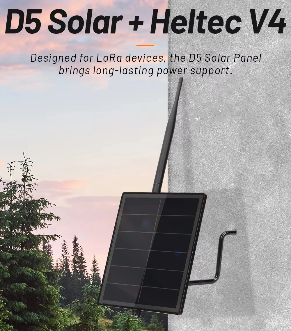 Kee pteen D5L-H2 Heltec V4 GPS GNSS LoRa Node 868/915MHz | Solar Repeater IP66 for IoT Meshastic