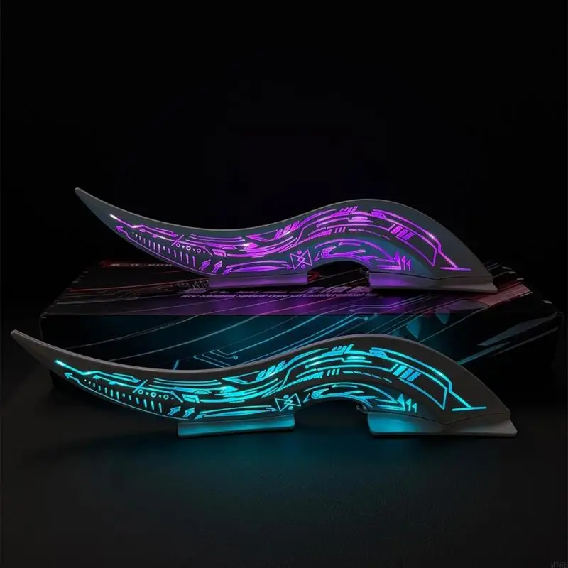 M76E Upgrade LED-Dekorationslichtpaar für Autodach mit Klebehalterung für den Abendstil – Detail 10