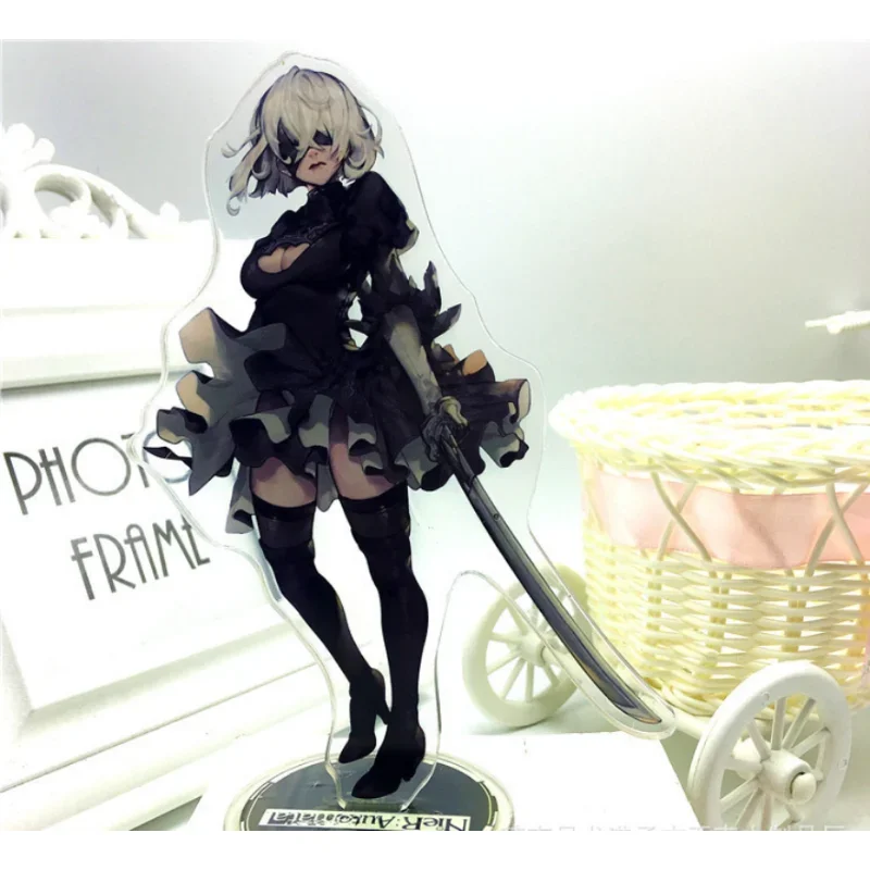 Anime nier automata puppe, 2b 9s, yorha typ b s, acryl ständer, sammlung modell spielzeug, nier spiel charakter action figur