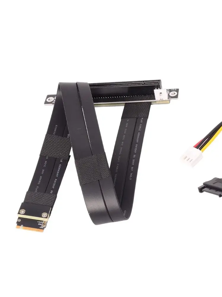 ADT R43 Gen3 M.2 NGFF NVMe STX przedłużacz karty głównej do pci-express x16 kątowy przedłużacz — zdjęcie produktu 7