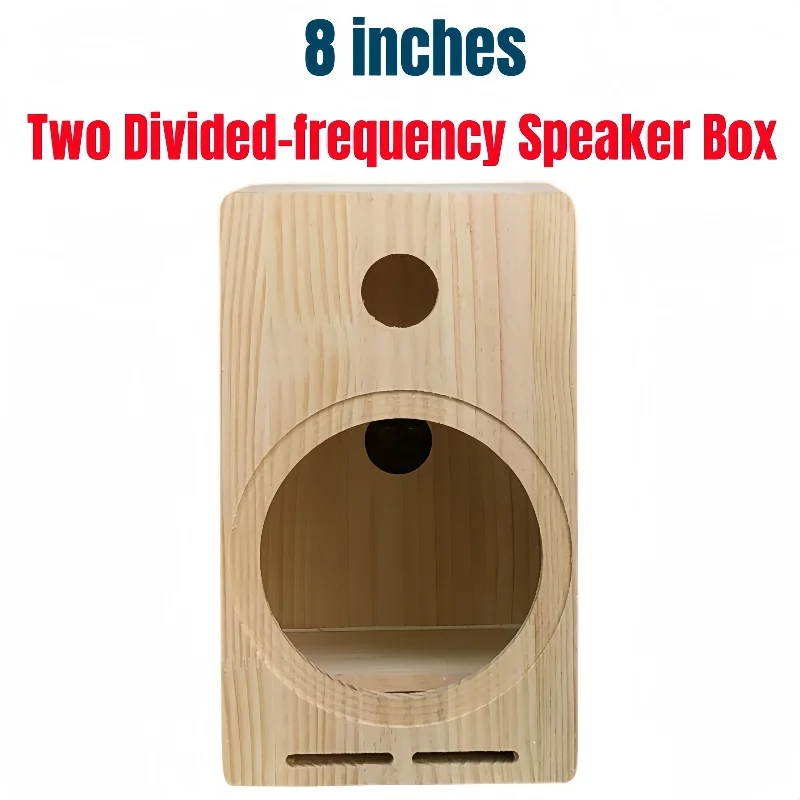 DIY Audio Modification, Car/Home 8-inch Speaker Empty Box ,Two Divided-frequency Labyrinth Speaker Box,Speaker Wooden Housing