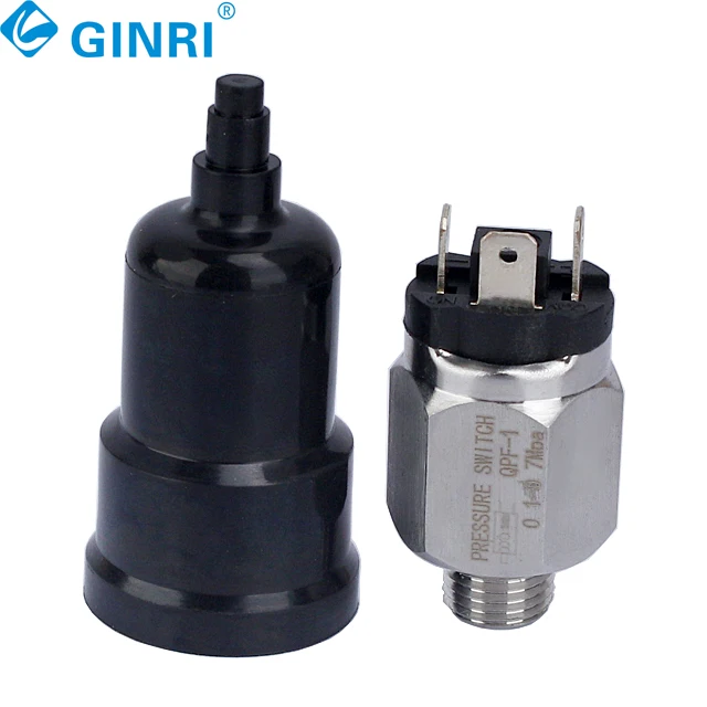 5PCS QPM NO Micro Adjustable Pneumatic Pressure Switch QPM11-NC Air Or Hydraulic Diaphragm Mechanical Automatic Controller Senso