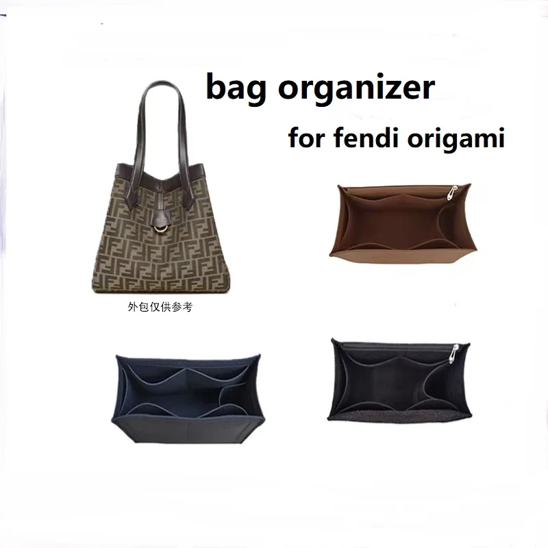 【only inner bag】Bag Organizer Insert For Fendi Origami Mini Medium Large BAG Organiser Divider Shaper Compartment Inner