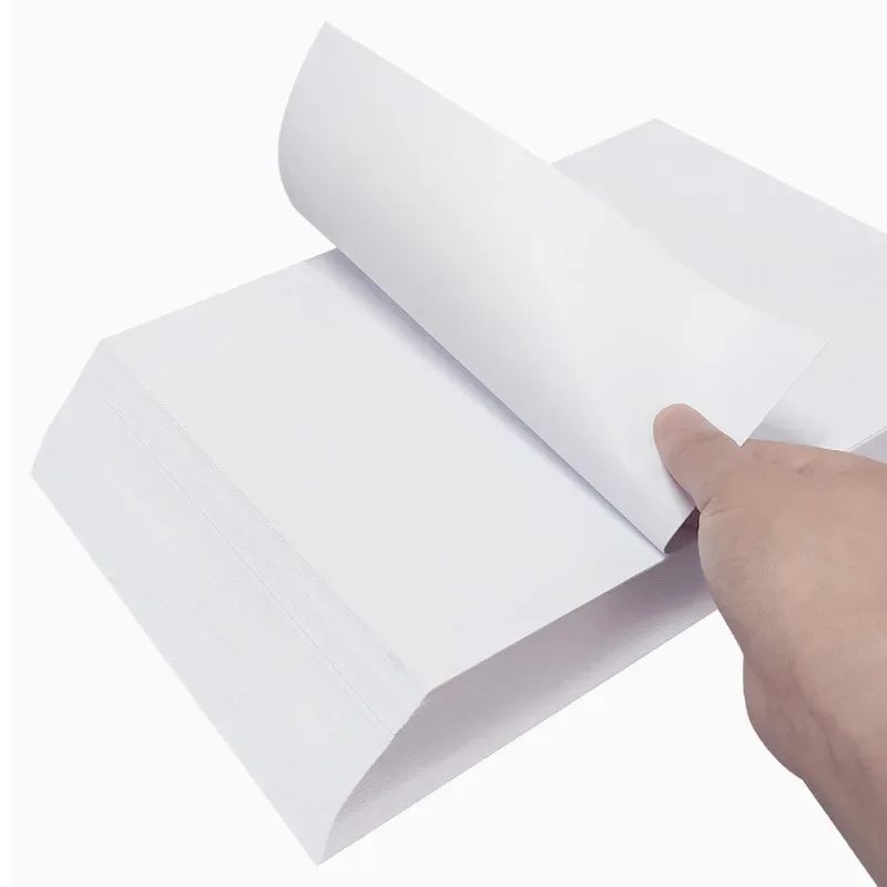 100Sheets a4 Sticker Paper Label White Self-adhesive Print Paper Inkjet Laser Printer Kraft Glossy Matte Label