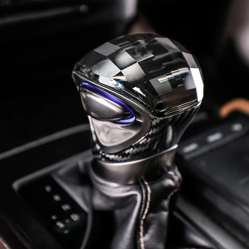 LED Crystal Shift Knob For Lexus ES/UX/570/NX/RX/IS/GS/RS Seven Color Crystal Gear Head Car Modification Parts