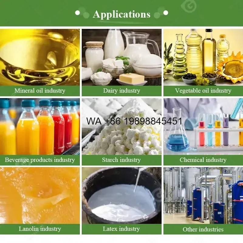 Wmwmnu for Sich 100-18 Industrial Digitalised Cream Separator Fresh Milk Separating 100 L/H Motor