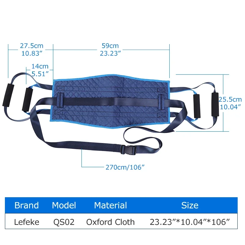 Comfort Sling Seated Position Assist Sling Nursing Staff Horizontal Position Transfers Elderly Bedridden Safety Sling