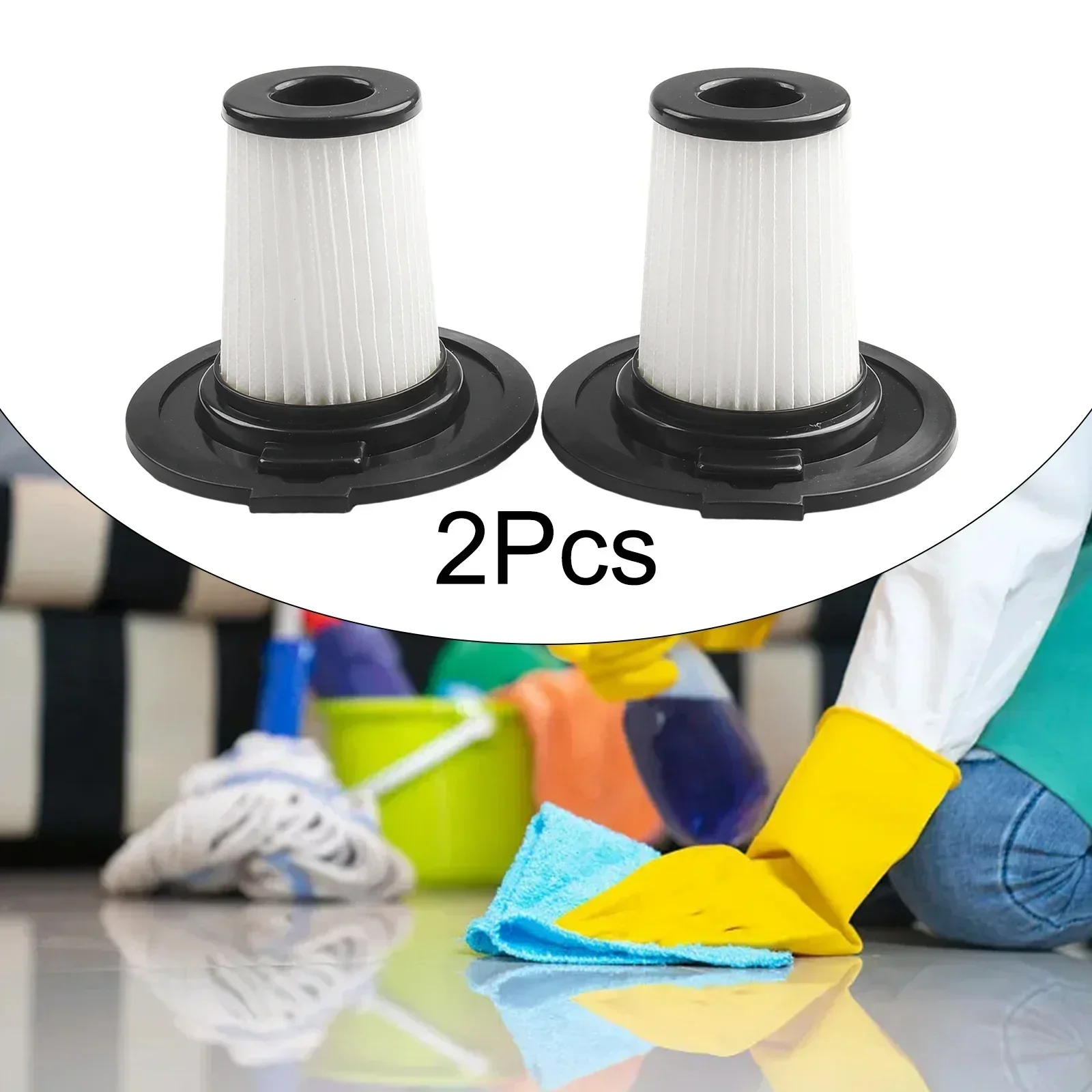 2pcs Filters For 2 In 1 Stick Vac 07/200 07/796 Vacuum Cleaner Spare Parts Home Cleaning Replacement Accessories