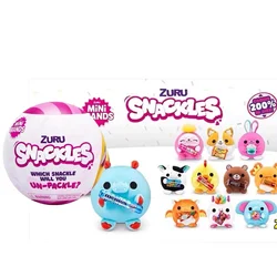 New Surprise Doll Zuru Snackles Series 1 Series 2 Super Soft Plush Snack Brand Cute Bear Comic Sticker Toys Gifts for Boys Girls