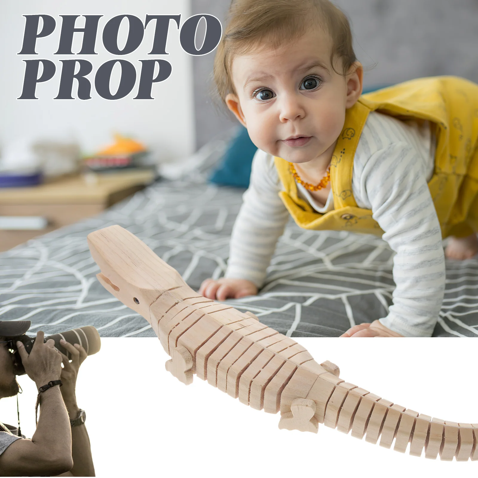 5개 미니 나무 무도색 DIY 작은 동물 움직임 공예 키트 어린이 학습 활동 홈 아트 장식 선물