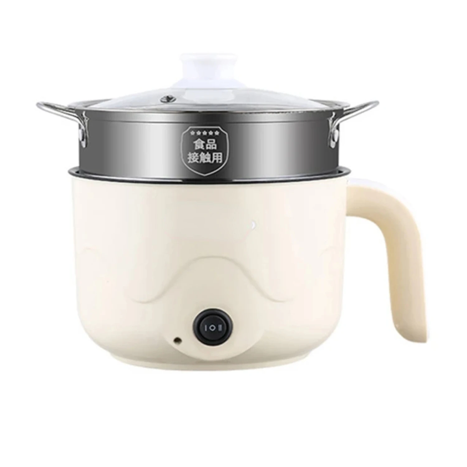 Pentola riscaldante da cucina multifunzione Pentola da cucina Pentola antiaderente per uova al vapore a singolo/doppio strato