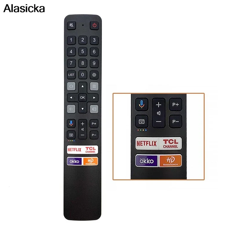 RC901V FMR1 FMRD FMR7 FAR1 FMR5 Remote Control For TCL TV 43P725 65C728 50P728 L32S525 65C828 32s527 55P725 65P615 WITH VOICE