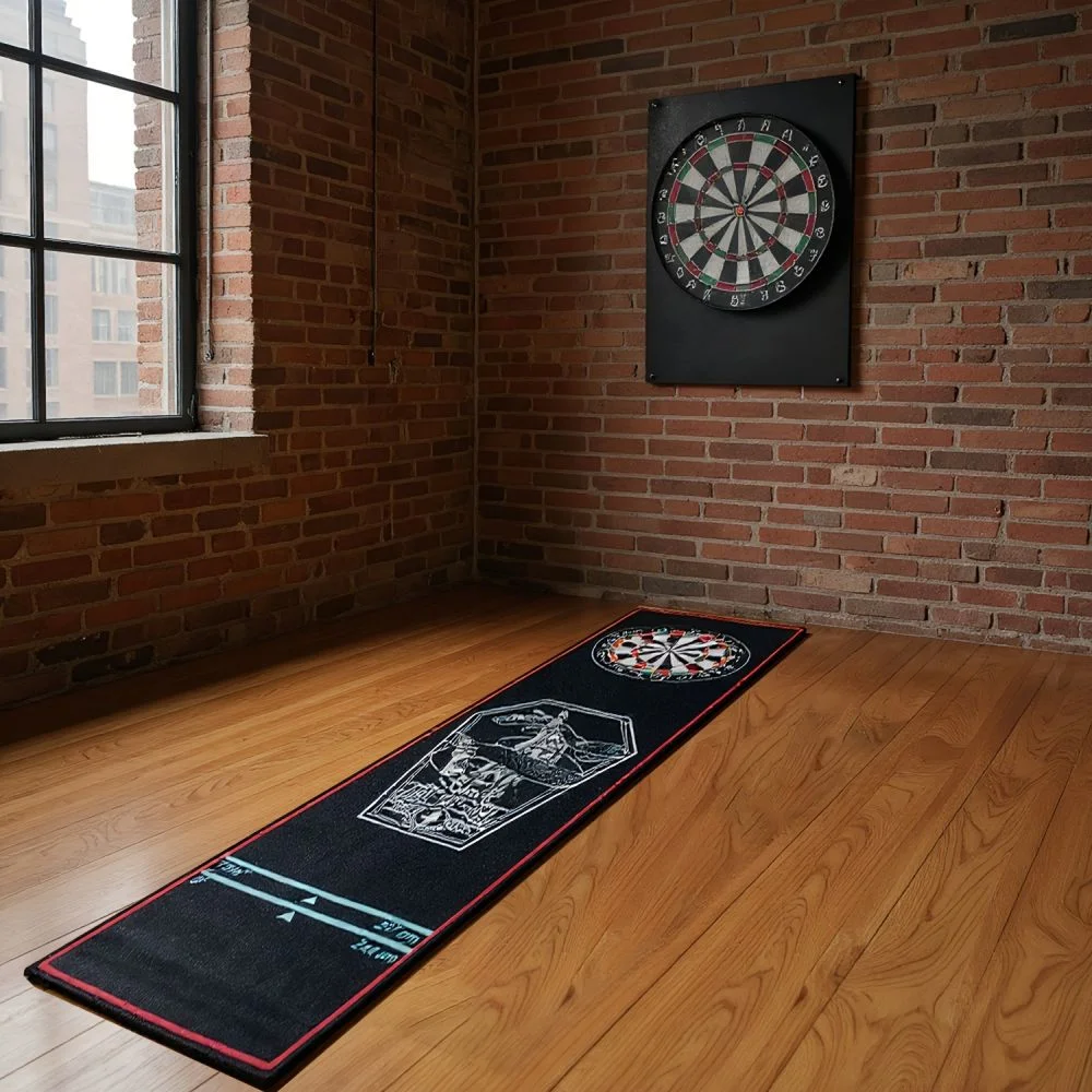 VIKAMA Professional Dart Training Mat Wear-Resistant Easy Clean Throw Line Rug Bar Game Room Home Decoration
