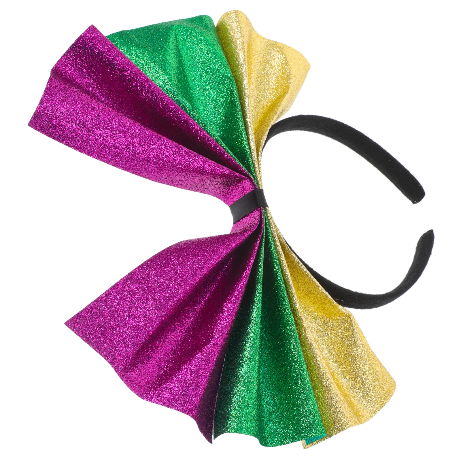 

Mardi Gras Headband For Women Kids Festive Carnival Party Hairband Vibrant Design Comfortable Lightweight Soft Fabric