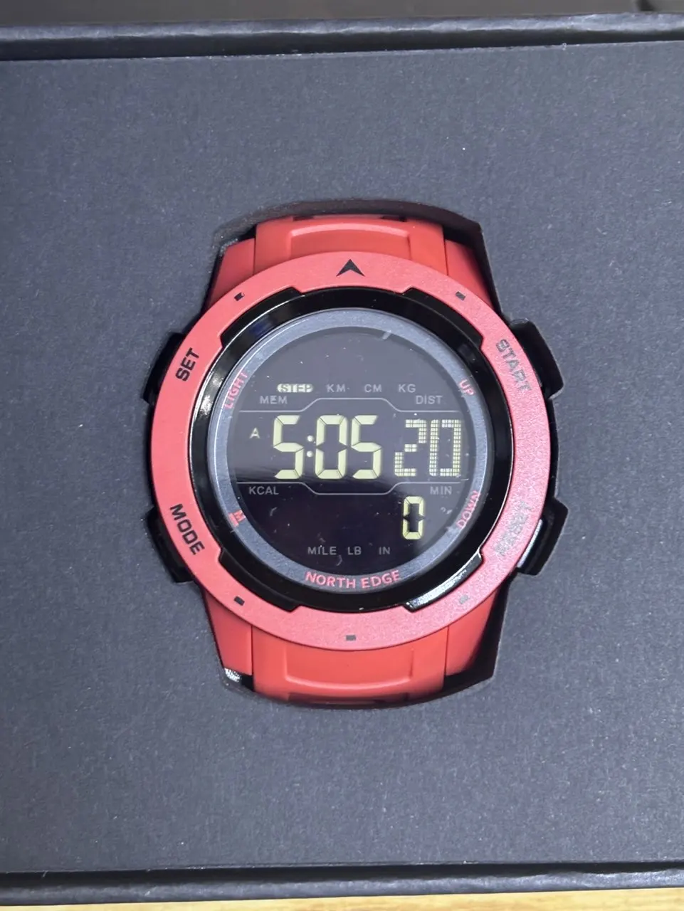 NORTH EDGE Mars Men Digital Watch Men's Military Sport Watches Waterproof 50M Pedometer Calories Stopwatch Hourly Alarm Clock