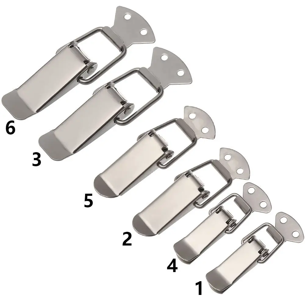 Custodia per armadietto Hardware in acciaio inossidabile custodia a molla chiusura a levetta Hasp accessori hardware per bagagli fibbia per scatola