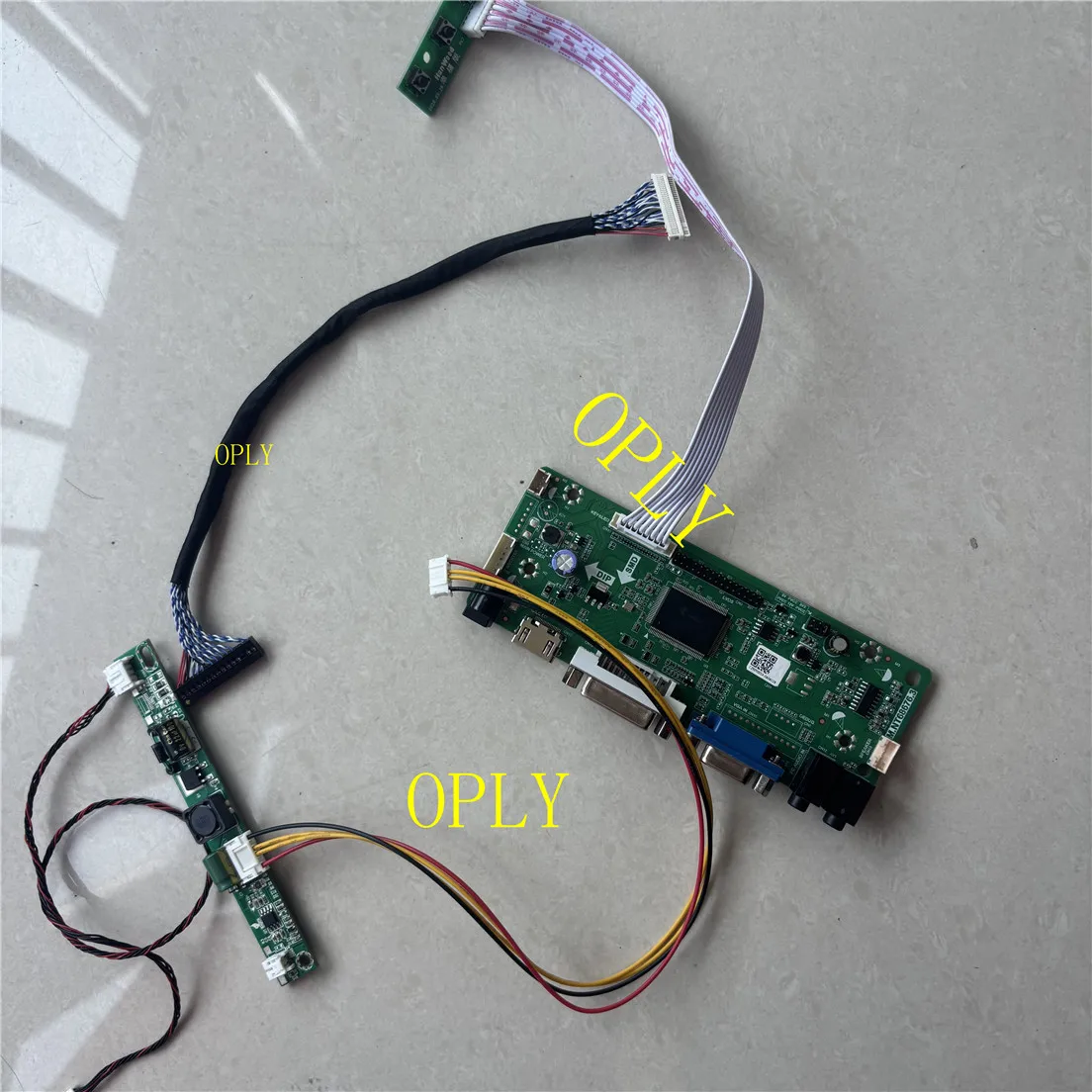 HDMI-compatible DVI VGA Controller board for B101AW06 V1 B101AW06 1024X600 LED panel Screen monitor 10.1