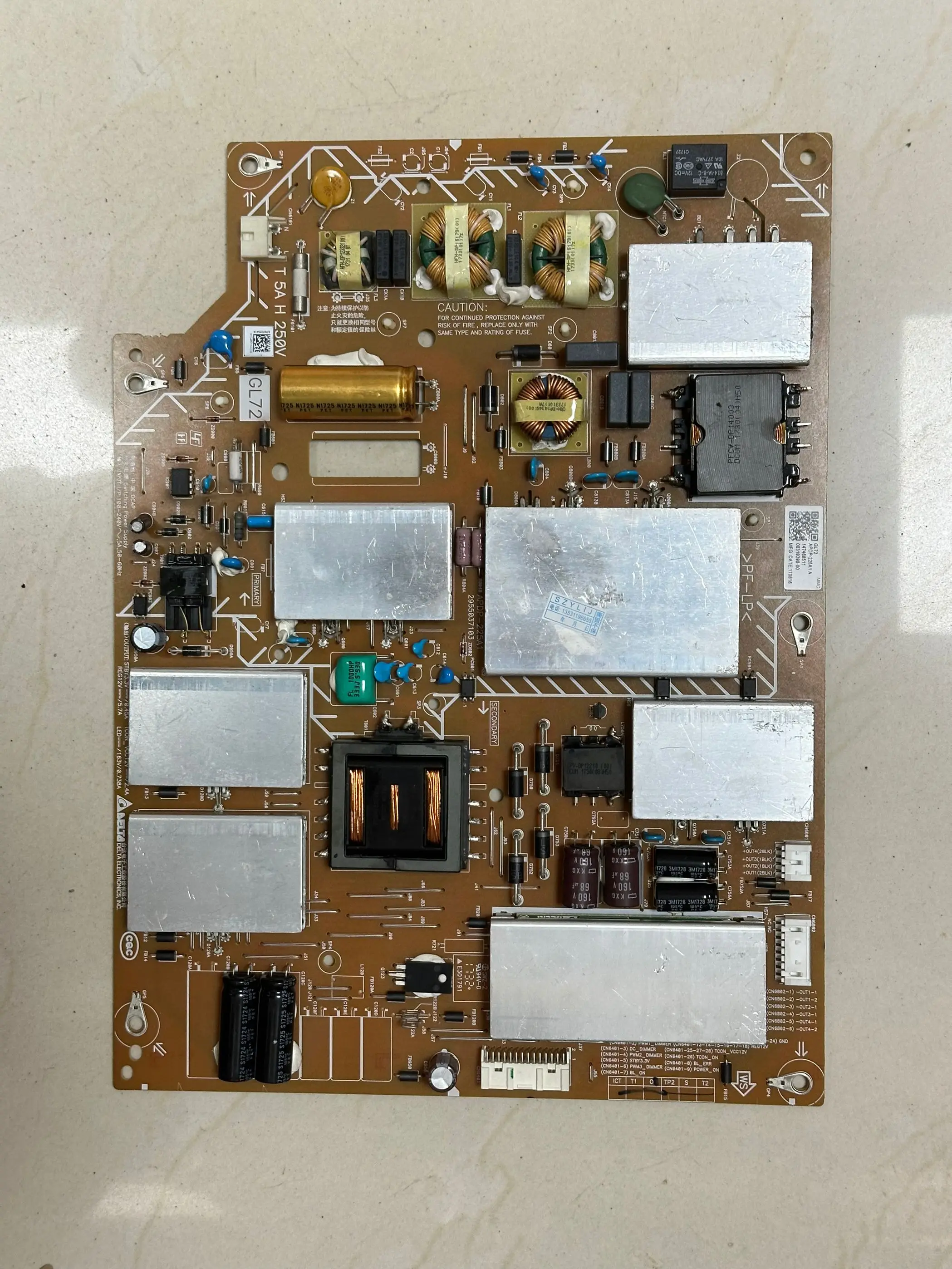 

Original KD-65X8500E power board APDP-225A1 2955037103